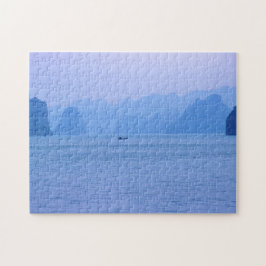 Kleine vissersboot in Ha Long Bay - Vietnam, Azië Legpuzzel