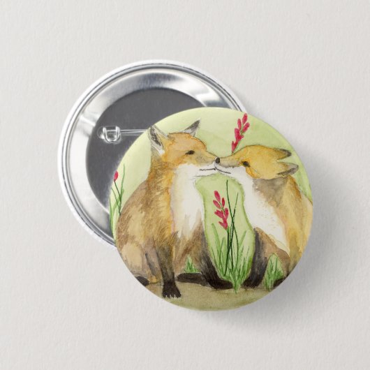 Kleine Vixens Ronde Button 5,7 Cm (Voorkant /achterkant)