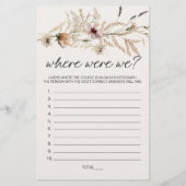 kleine vlam waar we waren flyer (Voorkant)