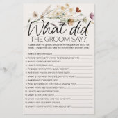  kleine vlam zou de Groom zeggen Flyer (Voorkant)