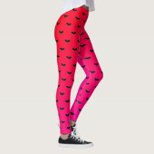 Kleine vleerroze vlekken leggings (Rechts)