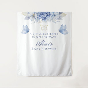 kleine vlinder jongen Baby shower Wandkleed