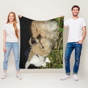 Kleine vloedbunnies fleece deken