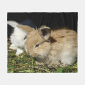 Kleine vloedbunnies fleece deken (Voorkant (Horizontaal))