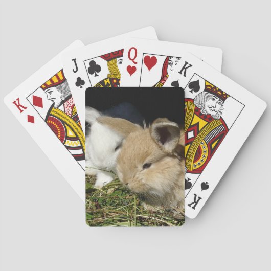 Kleine vloedbunnies pokerkaarten (Achterkant)