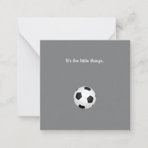 Kleine Voetbal Bedankt voor je briefkaart