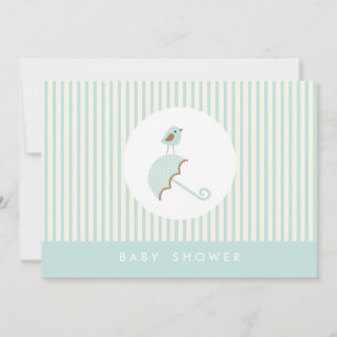 {kleine vogel} baby shower uitnodiging