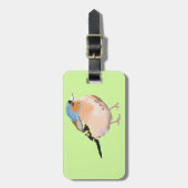 kleine vogel bagagelabel (Voorkant verticaal)