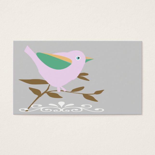 Kleine vogel visitekaartjes (Voorkant)