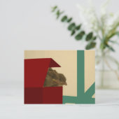 Kleine vogels briefkaart (Staand voorkant)