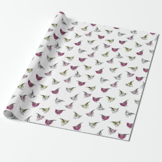 Kleine vogels cadeaupapier