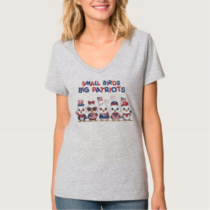 Kleine Vogels Grote Patriotten T-shirt