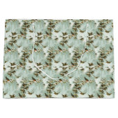 Kleine vogels in de sneeuw groot cadeauzakje (Voorkant)