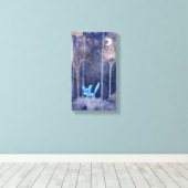 kleine vos canvas afdruk (Insitu (Houten vloer))