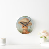 Kleine vos in de regen ronde klok (Huis)