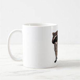 Kleine wasbeer koffiemok