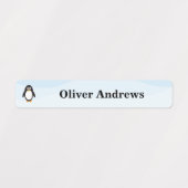 Kleine waterdichte naamlabels met een schattige pi labels (Design 1)