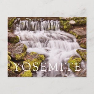 Kleine waterval in Yosemite Briefkaart