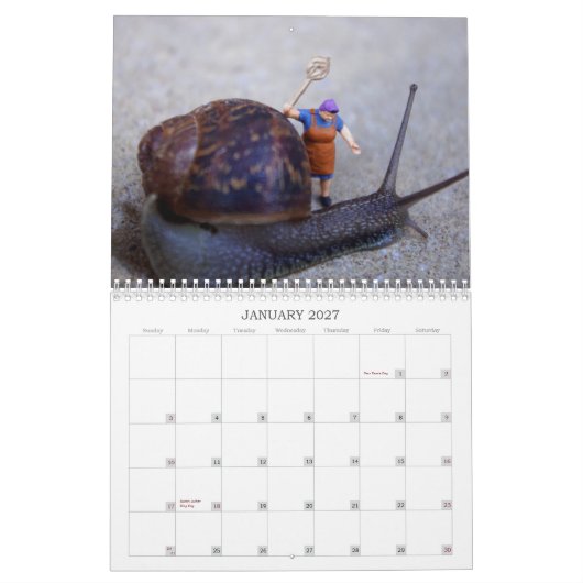 Kleine wereld kalender (Jan 2027)
