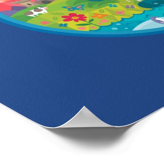 Kleine wereld poster (Hoek)