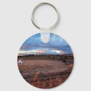 Kleine wereld sleutelhanger