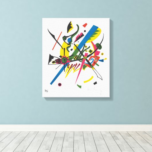 Kleine werelden 1 | Kandinsky | Canvas Afdruk (Insitu (Houten vloer))