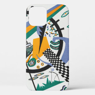 Kleine werelden IV, Abstract, Wassily Kandinsky iPhone 12 Hoesje