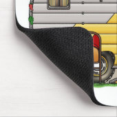 Kleine Westerne kampeerwagen Muismat (Hoek)