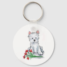 Kleine westie-afschuwelijke hondenillustratie
