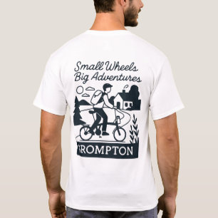 Kleine Wielen Grote Avonturen - I Love My Brompton T-shirt