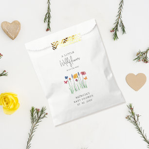 Kleine Wildbloem Baby Meisje Baby shower Bedankzakje