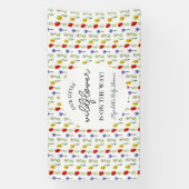 Kleine wilde Baby shower Spandoek (Verticaal)