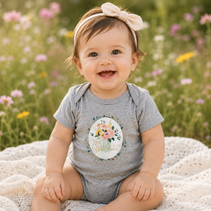 Kleine wilde bloem baby baby body romper