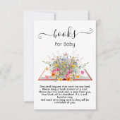 Kleine wilde bloem Grote Boeket boeken voor baby Kaart (Voorkant)