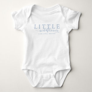 Kleine Wilde Bloem Persoonlijke Baby Bodysuit