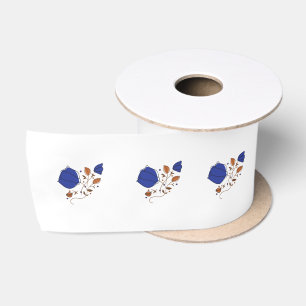 Kleine Wilde Bloem Tuin Bloemmotief Geschenk Satij Lint