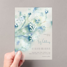 Kleine witte bloemen bruiloft