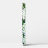 Kleine witte bloemen overdag in het gras Case-Mate iPhone case (Achterkant / Links)