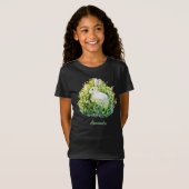 Kleine witte bloesem t-shirt (Voorkant volledig)