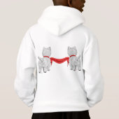 Kleine Witte Hond Redding (Achterkant)