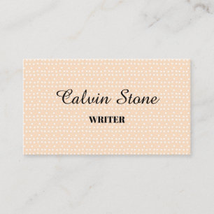 Kleine witte stippen op een zwarte vlek visitekaartje