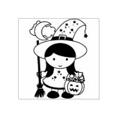 kleine wittekaart 	rubberstempel (Afrduk)