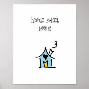 kleine wobblikjes thuis lief poster