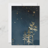 Kleine wolf thema baby shower kaart (Achterkant)