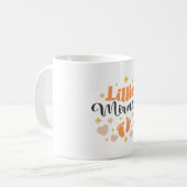Kleine wondervoetafdrukken Baby Koffiemok (Voorkant links)