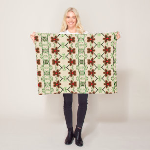 Kleine worp fleece deken