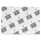 Kleine Zakelijke Gepersonaliseerde Bedrijfs Merkpr Groot Cadeauzakje (Achterkant)