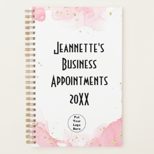 Kleine Zakelijke Waterverf Glitter Meisjesachtige Planner