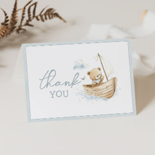 Kleine Zeeman Beer Baby Shower Vouwkaart Bedankkaart