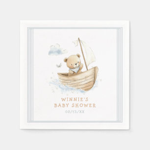Kleine Zeeman Teddybeer Baby Shower Servet